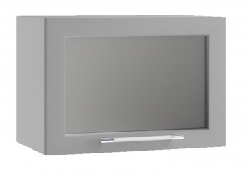 Гарда ПГС 500 шкаф верхний горизонтальный со стеклом Белый в Черепаново - cherepanovo.mebel54.com | фото