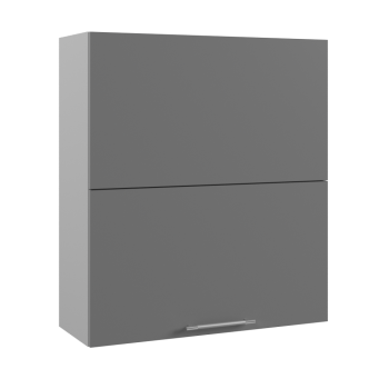 Капри ВПГПМ 800 шкаф верхний высокий Blum Aventos HF (Камень светлый/корпус Серый) в Черепаново - cherepanovo.mebel54.com | фото