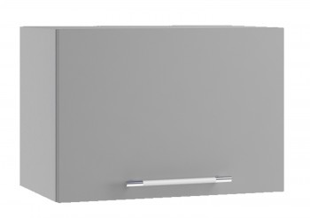 Корато ПГФ 500 шкаф верхний горизонтальный с фрезеровкой (Кварц черный/корпус Серый) в Черепаново - cherepanovo.mebel54.com | фото