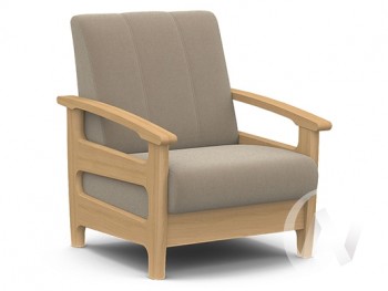 Кресло для отдыха Омега (бук лак/CATANIA LATTE) в Черепаново - cherepanovo.mebel54.com | фото