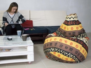 Кресло-груша Большое-Африка в Черепаново - cherepanovo.mebel54.com | фото