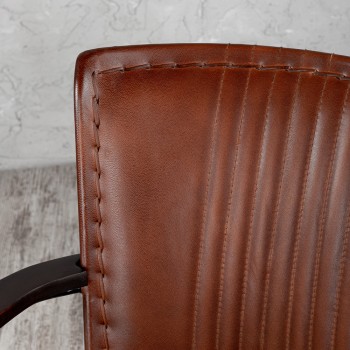 Кресло кожаное Джой в Черепаново - cherepanovo.mebel54.com | фото