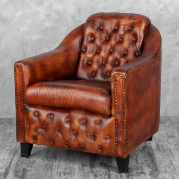 Кресло кожаное Элегант в Черепаново - cherepanovo.mebel54.com | фото