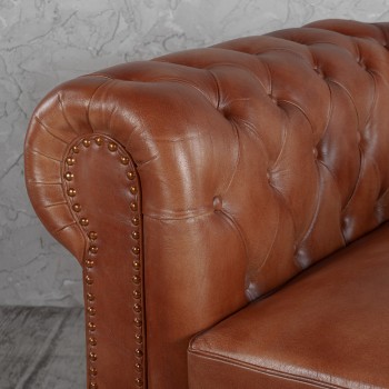 Кресло кожаное Лофт Честер (кожа) в Черепаново - cherepanovo.mebel54.com | фото
