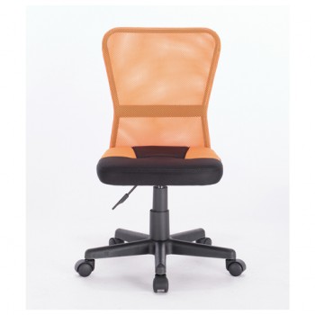 Кресло компактное BRABIX Smart MG-313 (черный, оранжевый) в Черепаново - cherepanovo.mebel54.com | фото