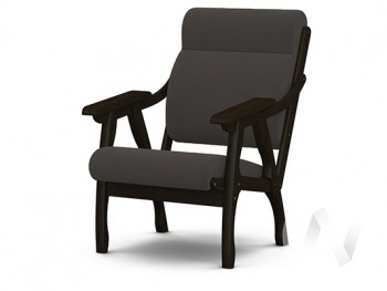 Кресло Вега-10 (венге лак/ULTRA GRAFIT) в Черепаново - cherepanovo.mebel54.com | фото