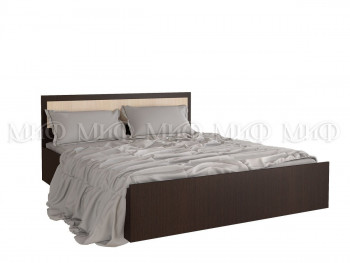 Кровать 1,4 Фиеста (Венге/Дуб беленый) в Черепаново - cherepanovo.mebel54.com | фото