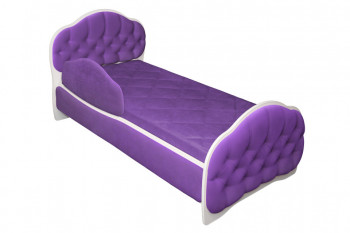 Кровать 170 Гармония 32 Фиолетовый (мягкий бортик) в Черепаново - cherepanovo.mebel54.com | фото