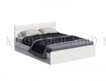 Кровать Нэнси New 1,4м (Белый/белый глянец) в Черепаново - cherepanovo.mebel54.com | фото