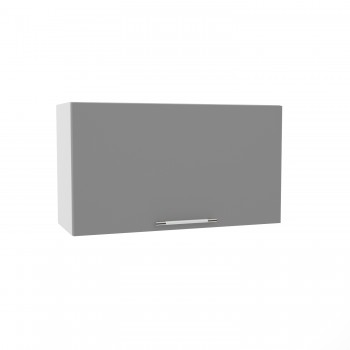 Лофт ВПГ 800 шкаф верхний горизонтальный высокий (Штукатурка белая/корпус Серый) в Черепаново - cherepanovo.mebel54.com | фото