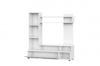 Мебель для гостиной "МГС 9" Белый / Цемент светлый в Черепаново - cherepanovo.mebel54.com | фото