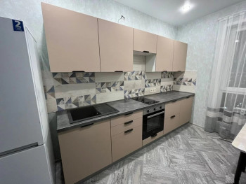 Модульная кухня Норд 2,5 м (Софт какао/Белый) в Черепаново - cherepanovo.mebel54.com | фото