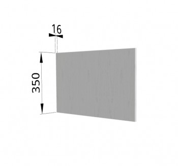 Панель торцевая (для шкафа горизонтального глубокого) ГПГ Капри (Липа белый) в Черепаново - cherepanovo.mebel54.com | фото