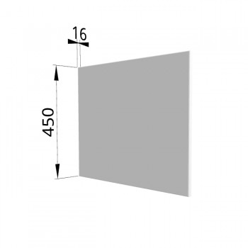 Панель торцевая (для шкафа горизонтального глубокого высокого) ГВПГ Ройс (Белый софт) в Черепаново - cherepanovo.mebel54.com | фото