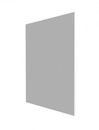 Панель торцевая С Ройс (для шкафов нижних) Белый софт в Черепаново - cherepanovo.mebel54.com | фото