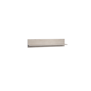 Полка навесная Саманта Дуб харбор белый в Черепаново - cherepanovo.mebel54.com | фото