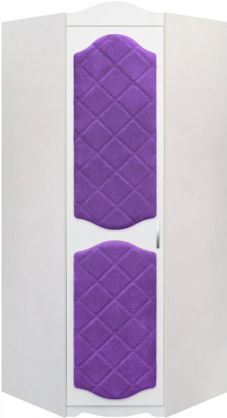 Шкаф угловой Иллюзия 32 Фиолетовый в Черепаново - cherepanovo.mebel54.com | фото
