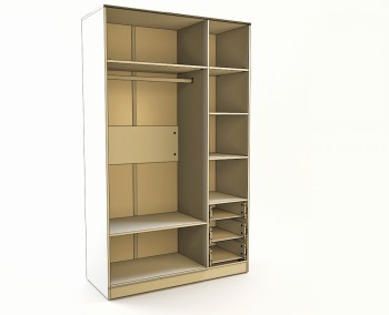 Шкаф 3-х створчатый с ящиками Грэйси (Розовый/Серый/корпус Клен) в Черепаново - cherepanovo.mebel54.com | фото