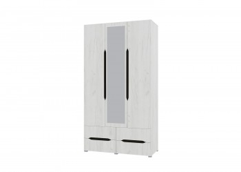 Шкаф 3-х створчатый с ящиками и зеркалом Вега (Прованс) в Черепаново - cherepanovo.mebel54.com | фото