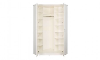 Шкаф для одежды 13.124 Ливерпуль (Белый, ясень ваниль НМ-1012-100 ПВХ) в Черепаново - cherepanovo.mebel54.com | фото