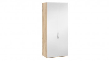 Шкаф для одежды с 2 зеркальными дверями «Эмбер» Яблоня Беллуно в Черепаново - cherepanovo.mebel54.com | фото
