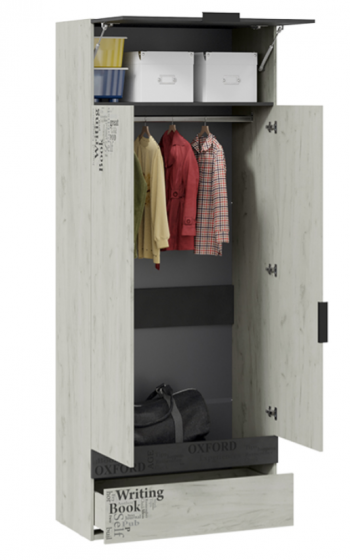 Шкаф комбинированный для одежды «Оксфорд-2» в Черепаново - cherepanovo.mebel54.com | фото