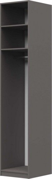 Шкаф ШР-1 зеркало, левый, Вива (Латте/Мокко Глянец/Тестиль) в Черепаново - cherepanovo.mebel54.com | фото