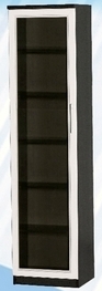 Шкаф средний со стеклодверью ДЛЯ ГОСТИНОЙ ШСС-450 Венге/Дуб выбеленный в Черепаново - cherepanovo.mebel54.com | фото