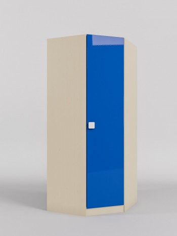 Шкаф угловой (угловая секция) Скай люкс (Синий/корпус Клен) в Черепаново - cherepanovo.mebel54.com | фото