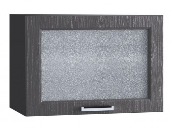 Шкаф верхний горизонтальный со стеклом 609, ШВГС 609 (Клен серый/корпус венге) в Черепаново - cherepanovo.mebel54.com | фото