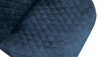 Стул «Оливер» К1С Черный муар/Микровелюр Wellmart Blue в Черепаново - cherepanovo.mebel54.com | фото