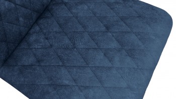 Стул «Стенли» К3 Черный муар/Микровелюр Wellmart Blue в Черепаново - cherepanovo.mebel54.com | фото